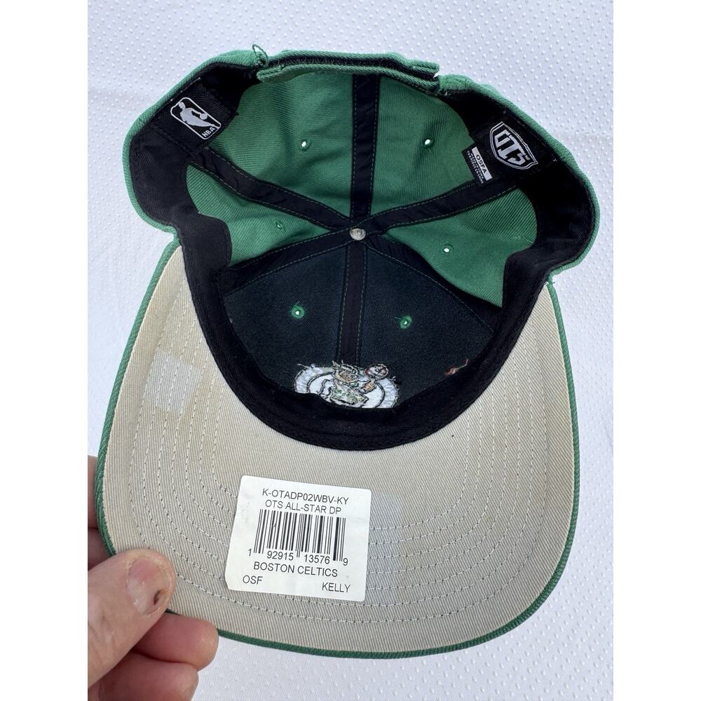 Boston Celtics NBA Hat Unisex One Size Adjustable Green w/ Logo Team Colors OTS - Picture 5 of 7